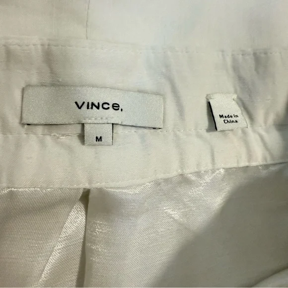 Vince - Belted linen-blend Midi Skirt Size M‎ - Picture 7 of 13